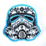 Stormtrooper Candy Skull Star Wars Embroidered Patch