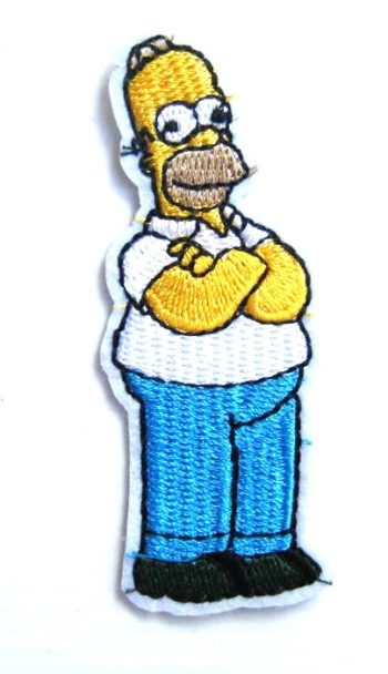 Homer Simpson Embroidered Patch