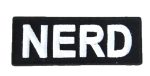 Nerd Embroidered Patch