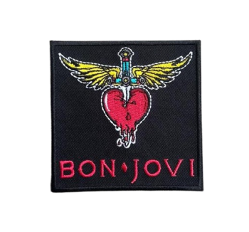 Bon Jovi Embroidered Patch #2 - Heart Logo