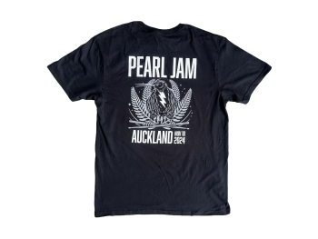 Pearl Jam Auckland Tour Event Tee - 10 Nov 2024 - Kiwi Design