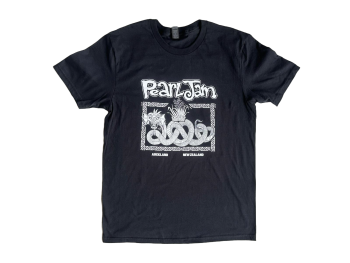 Pearl Jam Auckland Tour Event Tee - Taniwha Design
