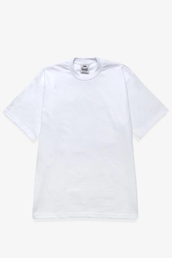 Pro Club Heavy Weight Tee Shirt - White - Sizes Small to 5XL